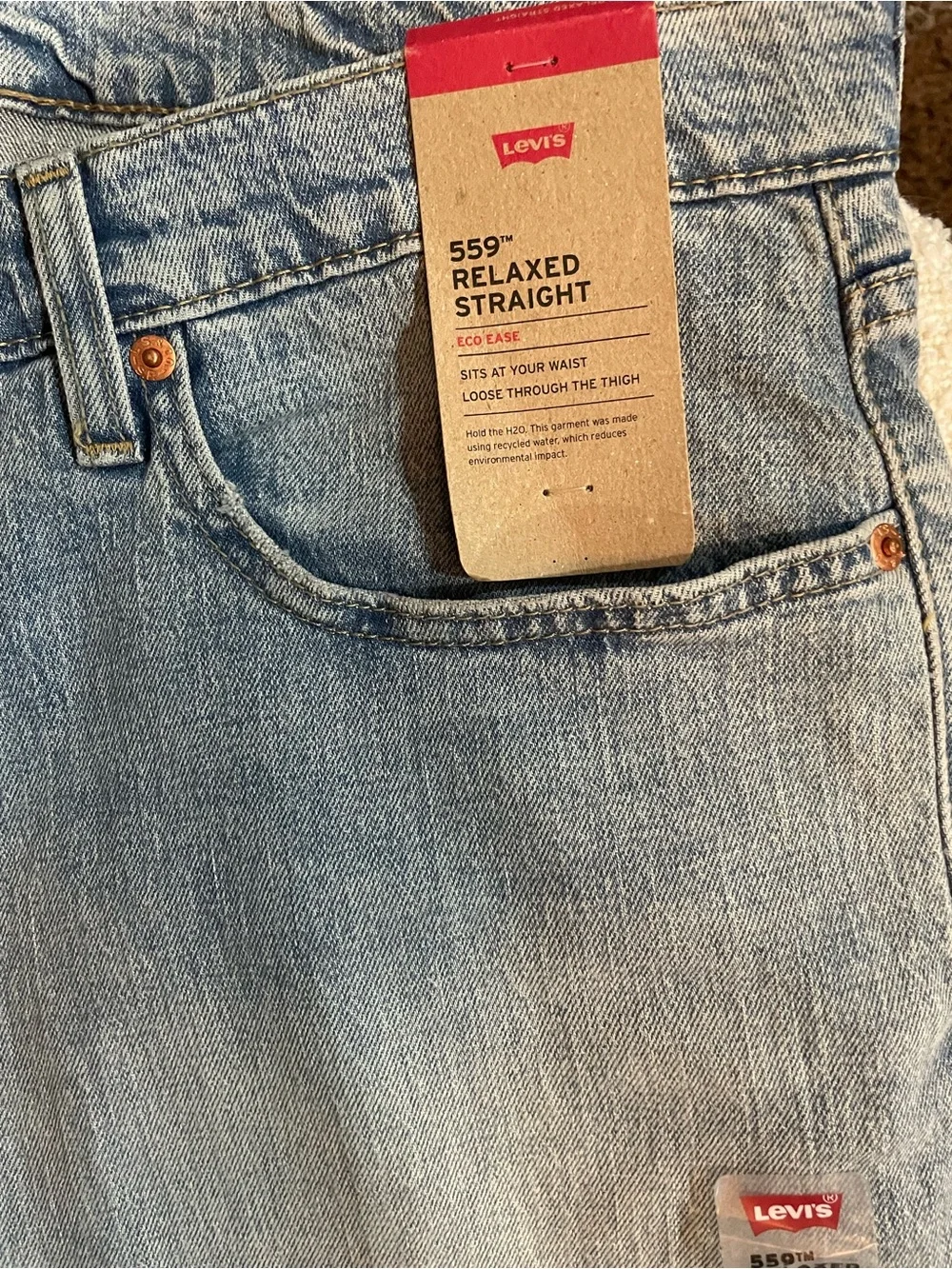 Levi's 559™ Men’s Light Blue 38x34 Relaxed Fit Jeans
